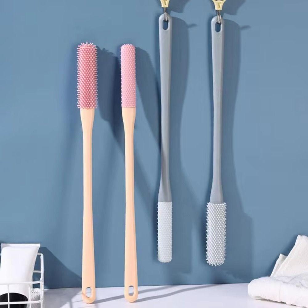 2Pcs Soft Toe Gap Cleaning Brush Creative Foot Cleaning Tool Silicone Toe Brush  Foot Cleaner