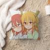 Miss Kobayashis Dragon Maid Cushion Cover Polyester Sofa Cushions Decorative Throw Pillows Home Decoration Pillowcover