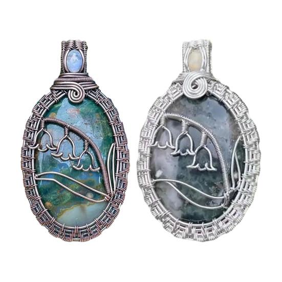 Handcrafted Pendant Necklace Eye-catching Elegant Women Handmade Pendant Jewelry Gift