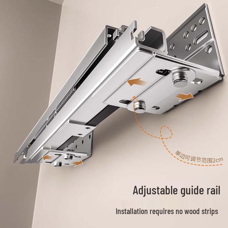 Beifu Carbon Steel Double-Layer Pull-Out Dish Rack