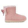 UGG Casual Double Bow Short Snow Boots Women Boots Rose-Gray 1127130-RSGRY