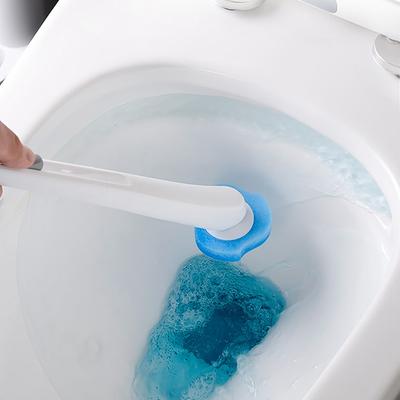 Einweg-Toilettenbürste Wandmontiertes Reinigungswerkzeug Für Badezimmer Ersatzbürstenkopf Reinigungswerkzeug Toilettenbürste WC-Zubehör