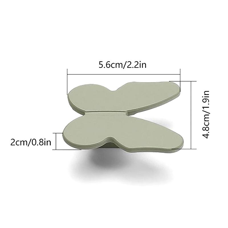 Aluminum Alloy Small Handle Wardrobe Cabinet Door Handle Creative And Simple Color Cute Butterfly Cartoon Children's Room Handle