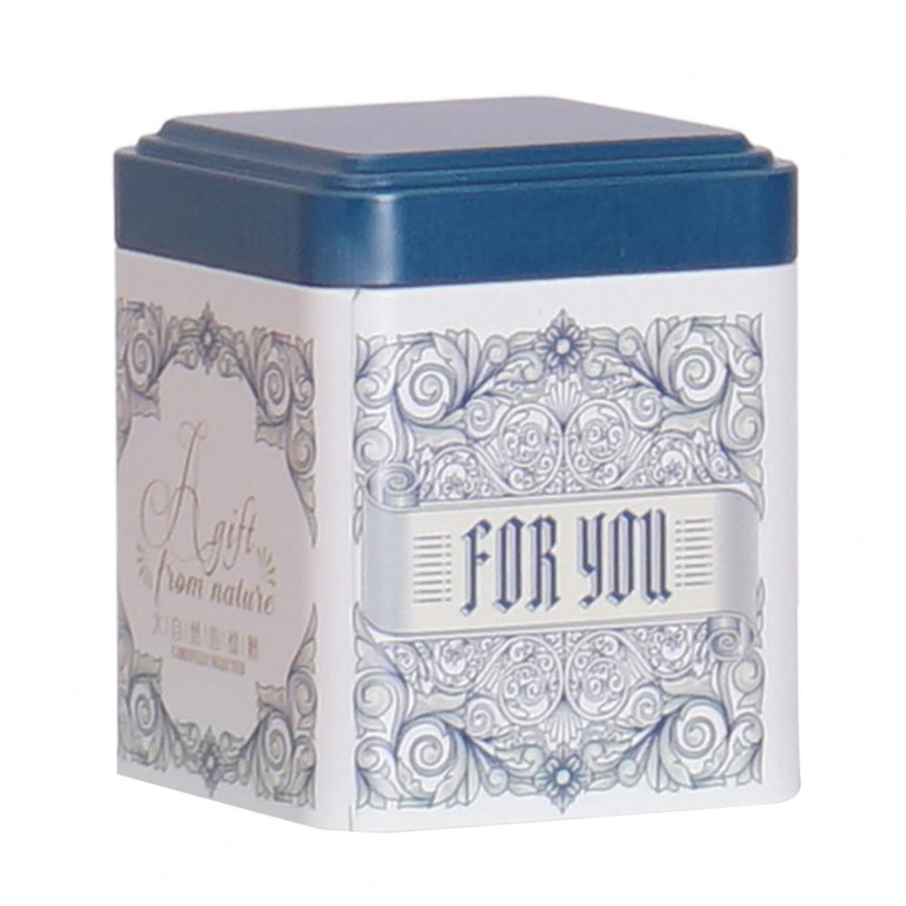Tea Can Moisture-proof Portable Metal Wide Application Tea Storage Box for Home Multi-function Tea Containers for Living Room