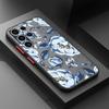 Cartoon Bule Flower Case for Samsung Galaxy S26 S20 FE S25 Ultra S22 S23 FE S24 Plus S21 Note 20 Ultra 10+ Funda Back Phone