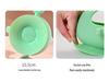 Portable Anti-Spill Baby Elephant Snack Bowl - Silicone Food Storage & Fruit Cup.