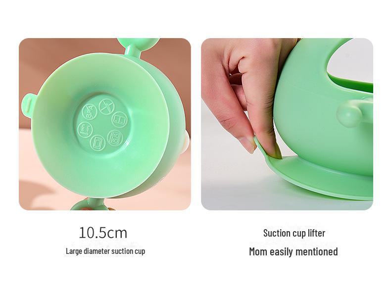 "Portable Baby Elephant Silicone Snack Bowl - Anti-Spill, Food Storage, Fruit Cup"