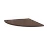 Quarter Circle Home Floating Shelves PVC Wall Corner Storage Rack Floating Corner Shelf  Kitchen