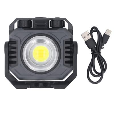 LED COB Work Light Stepless Dimmable Magnetic Rechargeable Portable LED Inspection Light Flashlight