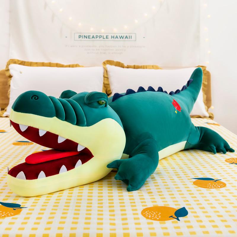 

Open Mouth Crocodile Plush Doll Long Love Sleeping Pillow Office Cushion Boy Gift Event Gift Premium Durable Quality 80cm【0.78kg】