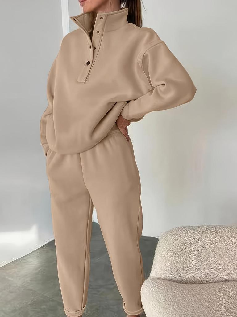 European and American Fashion Hoodie Sets - Autumn and Winter Women's Clothing