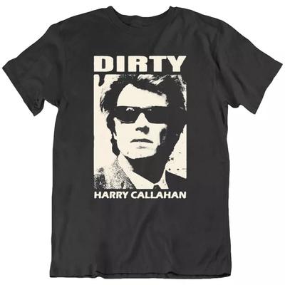 Dirty Harry Callahan, Clint Eastwood, 70's Movie Retro T Shirt Tee Gift New
