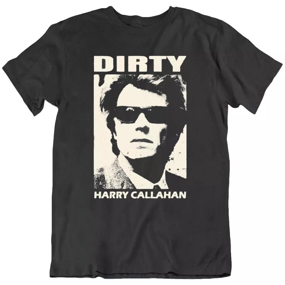 

Dirty Harry Callahan, Clint Eastwood, 70 s Movie Retro T Shirt Tee Gift New S