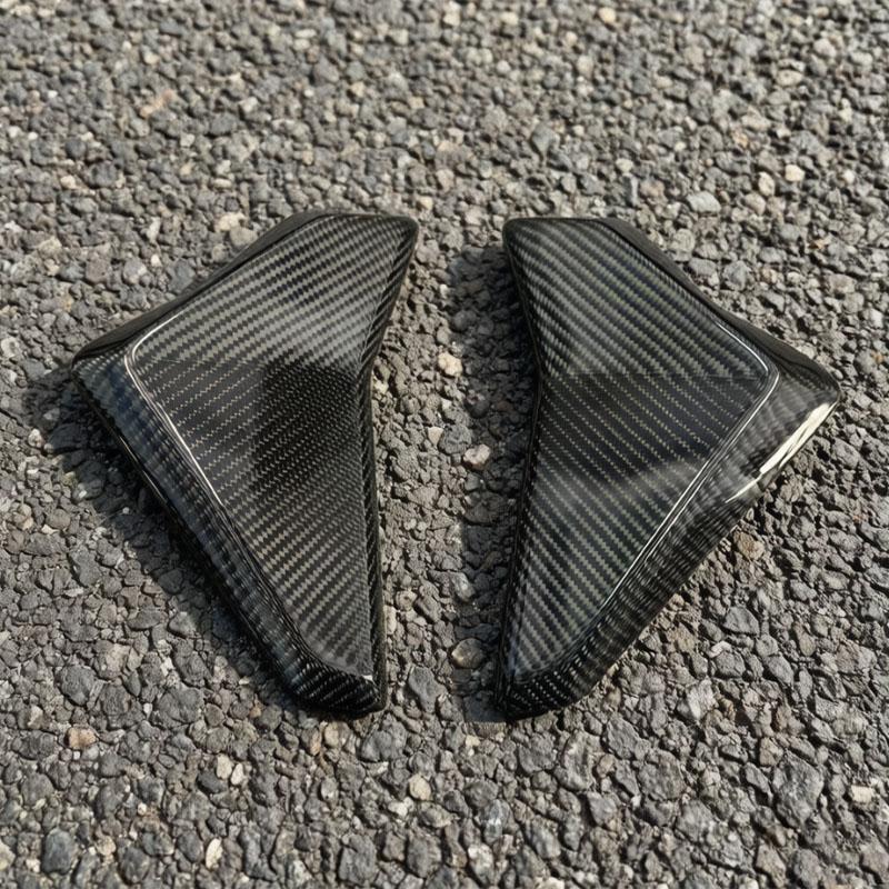 For Triumph Street Triple 765 S R RS 100% 3K Carbon Fiber Motorcycle Accessories External Radiation Shield Side Panel 2023-2024+