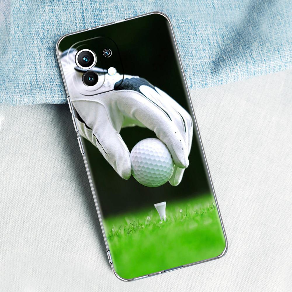 Phone Case For Xiaomi Mi 15 14 13 12 11 Lite 15T 13T 12T Pro Poco X7 X6 X5 Pro 5G X3 NFC F7 F6 F5 Clear Cover Modern Golf