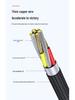Type-C Elbow 6A Fast Charging Cable for Mobile Gaming and Super Fast Charging