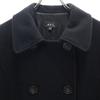 A.P.C. 90s Made In Ukraine Wool Coat 38 Black Women Used