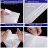 50Pcs White Foam Envelope Bag Mailers Padded Shipping Envelope with Bubble Mailing Bag Christmas Package Gift