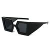 Ultra-stylish Oversized Sunglasses Trendy Unisex Bold Arm UV Protection Shades for Street Style