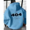 Men's Loose Casual Pullover Hoodie Street Fashion Printed Top