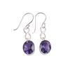 Iolite Gemstone 925 Sterling Silver Jewelry Earrings 1.60" Mother's Day Gift EE-12-7