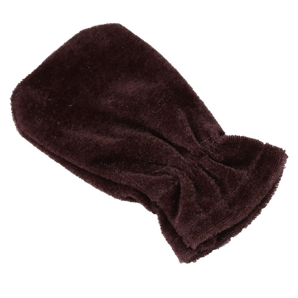 3Pcs Universal Pleuche Piano Pedal Cover Protective Musical Instruments Accessory(coffee)