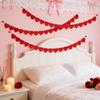 Valentinstagsdekoration, Hängende Herzen, Valentinstagsbanner, Hängende Valentinsgirlande, Valentinstagsdekorationen
