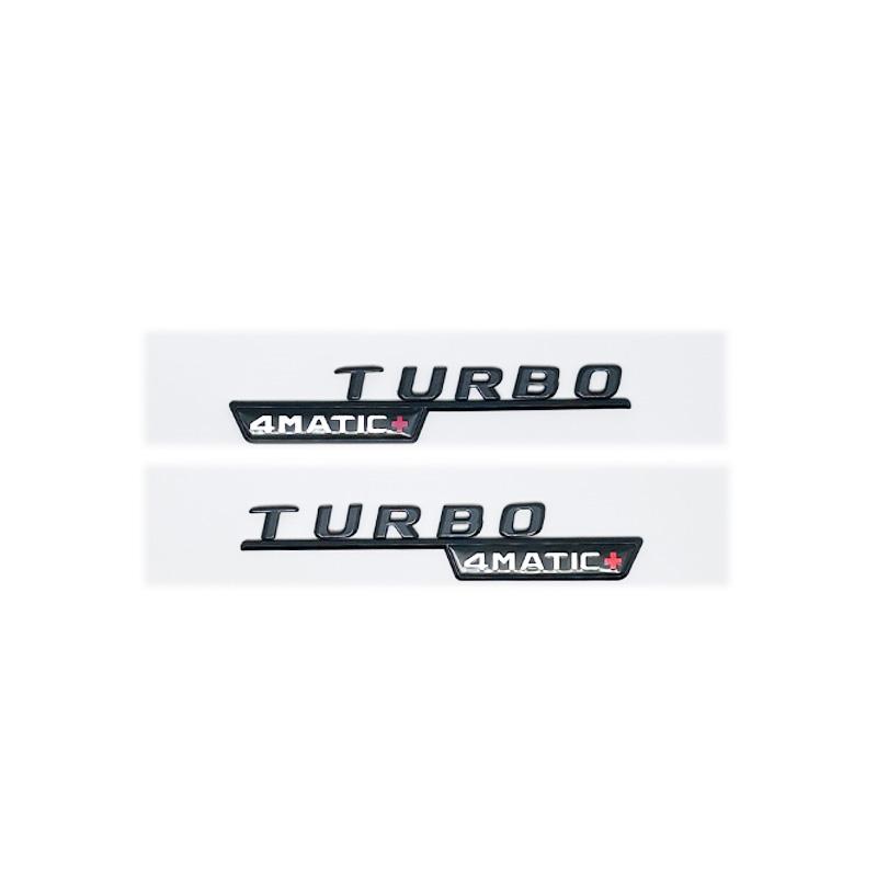 3D ABS Black E53 Logo Letters TURBO 4MATIC Badge Car Rear Star Sticker Trunk Emblem For Mercedes Benz W212 W213 E Class