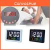 Clock Alarm Electronic Digital Large Display Charger Brightness Level Adjustable
