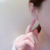 Compact and Exquisite Bow-shaped Earrings for Women, Featuring A Light Luxury Style and High-end Ear Jewelry.