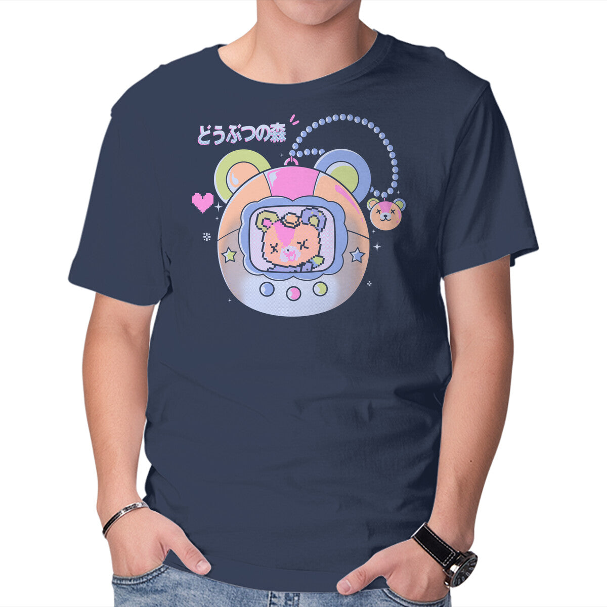 Unisex Crew Neck T-Shirt Little Game Graphic Short Sleeve Casual Tee XXL