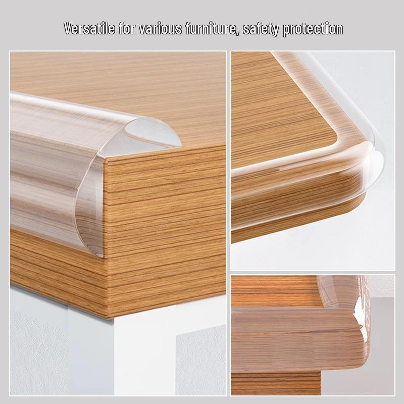 Expanded Clear Anti-Collision Baby Bumper Strip for Wall Corners and Edging