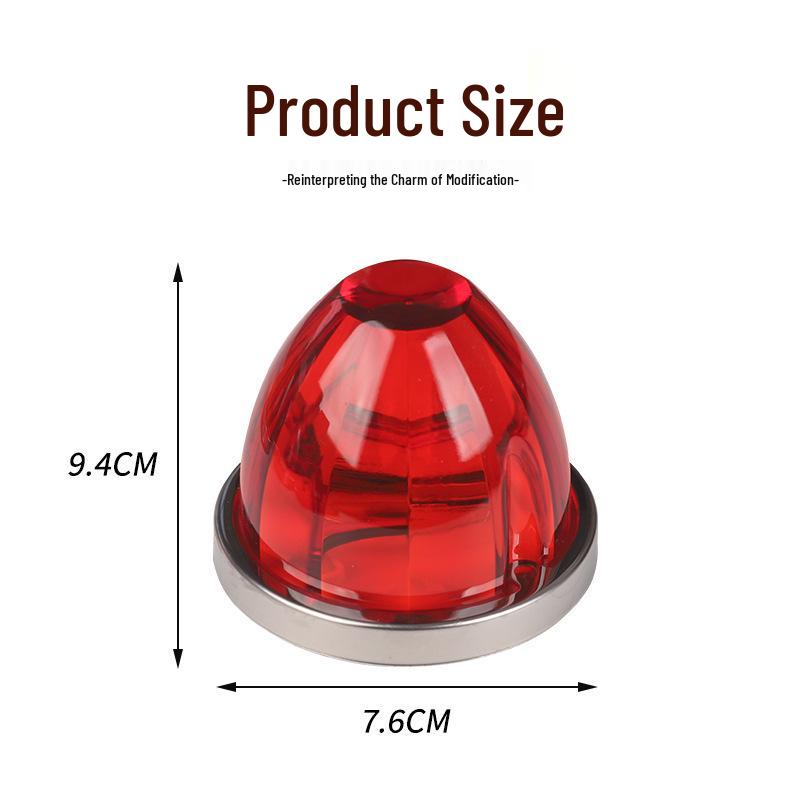 LED Wassermelonen-LKW Seitenblinker - Glas & Kunststoff Begrenzungsleuchte