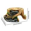 Reptile Hideout Resin Aquarium Decoration Landscape Decoration Aquarium Fish Tank Decoration for Snake Lizards Amphibians