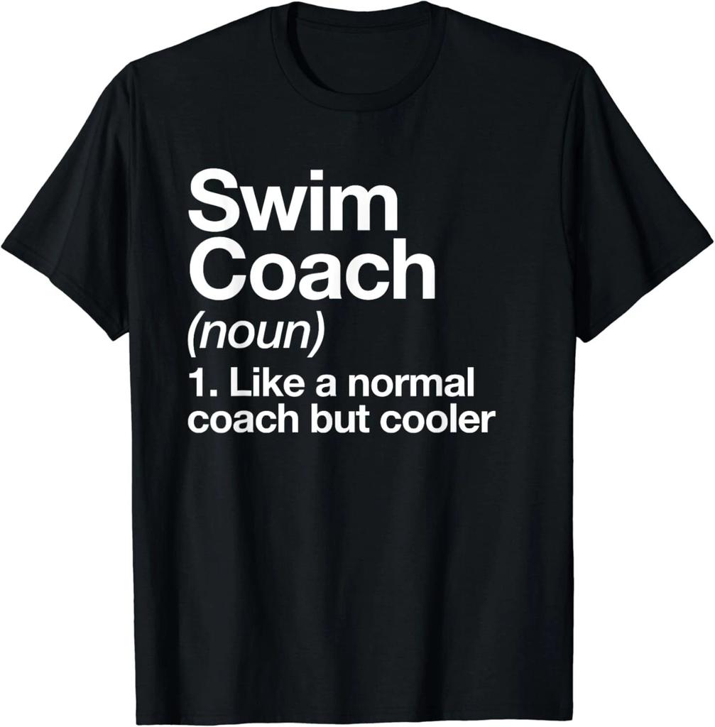Simtränare Rolig Sportdefinition Tränare Instruktör Skolpresent Unisex T-shirt