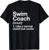 Simtränare Rolig Sportdefinition Tränare Instruktör Skolpresent Unisex T-shirt