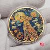 1PCS Colorful Zodiac Commemorative Medals Set - Golden Coin Collectible for Pig Dog Chicken Monkey Sheep Snake Horse Dragon
