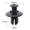 50/100Pcs Car Bumper  8mm Hole Plastic Rivets Fastener Screws Car Door Trim Panel Retainer Fasteners Clips Car Accessories
