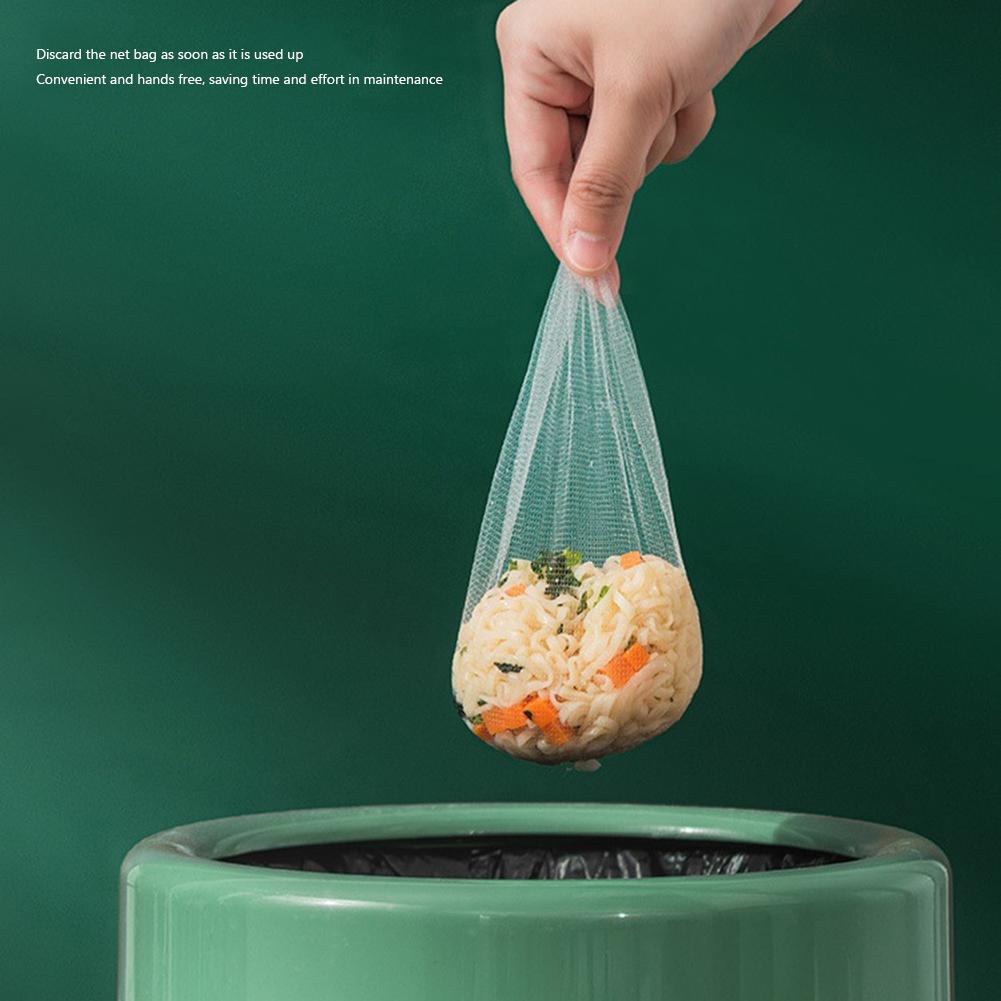 

Hanging Net Filter Bag Multi-Purpose Foldable Drainage Rack Drain Basket Kitchen Sink Filter Leftovers Soup Food Drainer