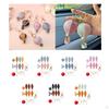 DIY Sewing Keychain Kit Bag Charm Making Party Favors Cute Keyring Colorful Air Balloon Pendant