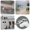 Heavy Duty Pulley Block System Mechanical Advantage 1100/2200Lbs Capacity 3/4 Wheel Rope Pulley Hoist for Garage Hunting