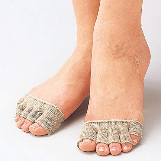 

and Toe Covers for Foot and Foot Made with Ag Linen Antibacterial, Deodorizing, Anti-Muddy Odor, Athlete s Foot, Sweat, Stuffing, & (Beige) бежевый