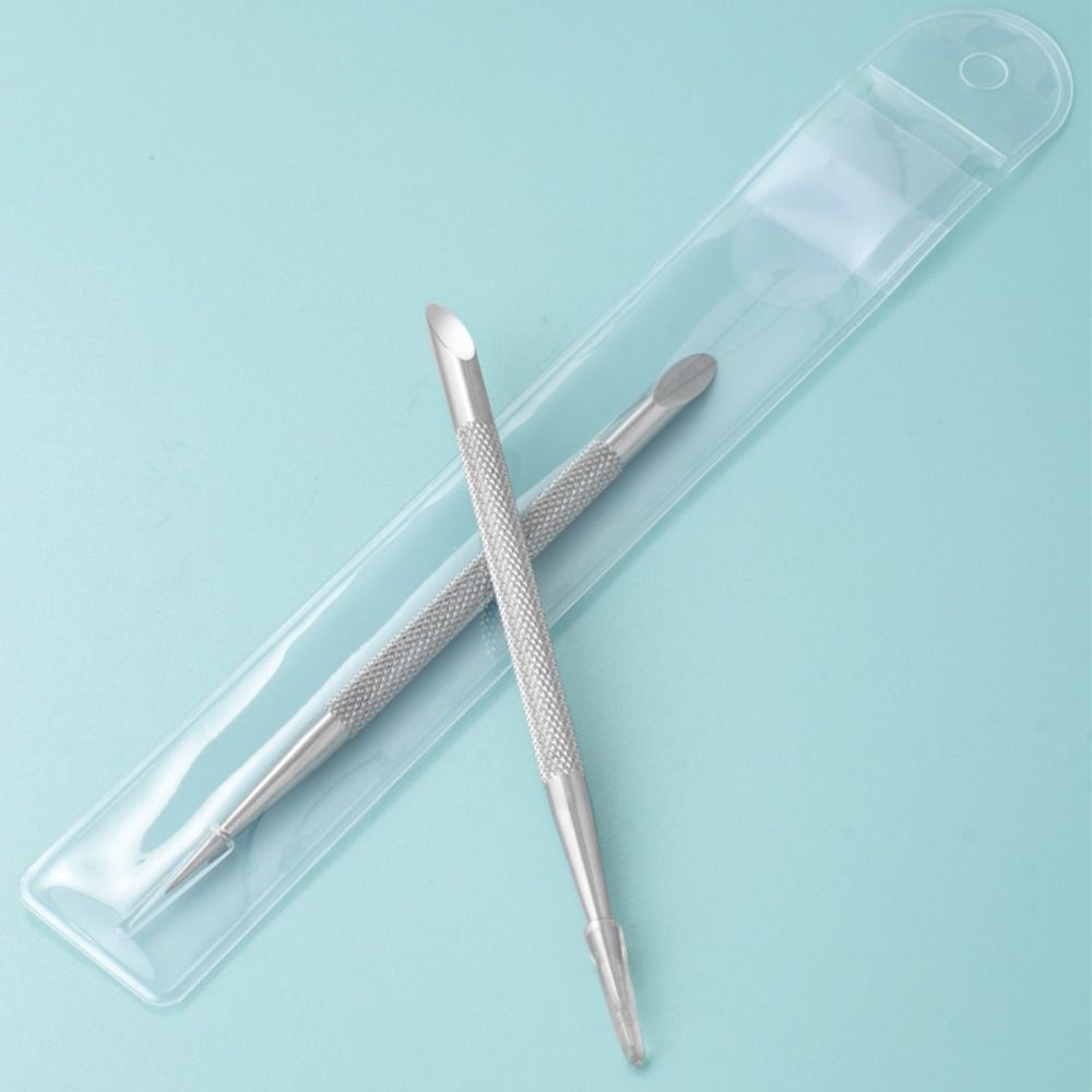 Stainless Steel Cuticle Pusher Double Ended Manicure Stick New Nail Dotting Pen  Nail