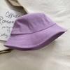 UPF 50+ Candy Color Fishmen Hat Colorful Wide Brim Sun Hat Solid Color Bucket Hat  Unisex
