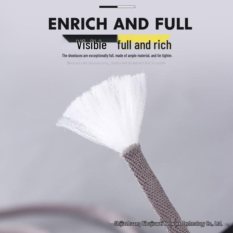 Round Thickened Sneaker Laces for Dad Shoes, Basketball Shoes, Leather Casual Shoes, and Martin Boots In Black, White, or Colored Styles.