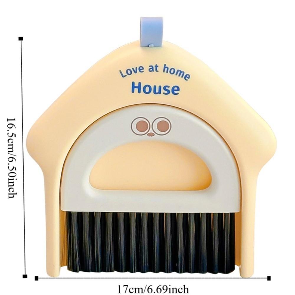Detachable Mini Broom Dustpan Set Cartoon Keyboard Cleaning Brush Dustpan Shovel Set  Desk