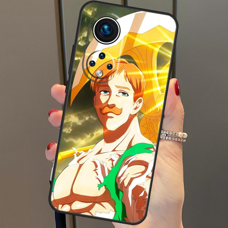 Escanor Seven Deadly Sins Pouzdro pro Honor 50 Pro Huawei P30 Lite P40 P20 P50 Pro P Smart Z 2019 Mate 20 Lite Kryt