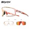 SCVCN Photochromic Cycling Sunglasses for Men Outdoor Y2k Bike Glasses Fishing Glasses Hiking Eyewear Bicycle Goggles UV400