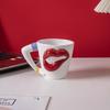 Creative Personalized Ceramic Mug, Water Cup, Milk Cup, Home Gift Cup, Coffee Cup, Valentine's Day High-value Couple