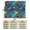 Batmans Graffiti Knitted Blankets Flannel  Super Warm Throw Blanket for Bedroom Sofa Bed Rug